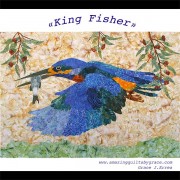 King Fisher Digital Quilt Pattern